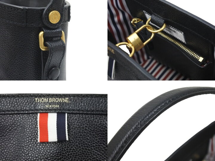 楽天市場】THOM BROWNE トムブラウン バケツ型 2WAYバッグ ショルダー  