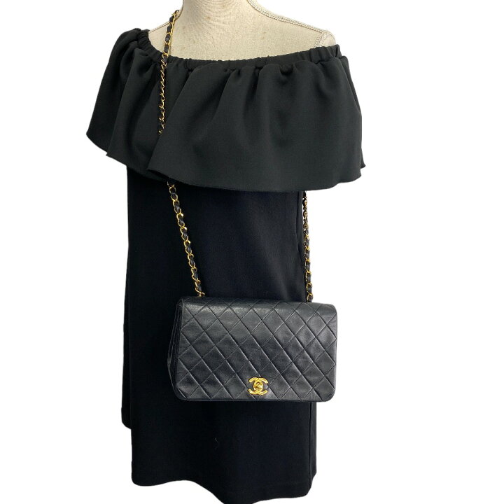 楽天市場】CHANEL シャネル ショルダーバッグ フルフラップ マトラッセ  