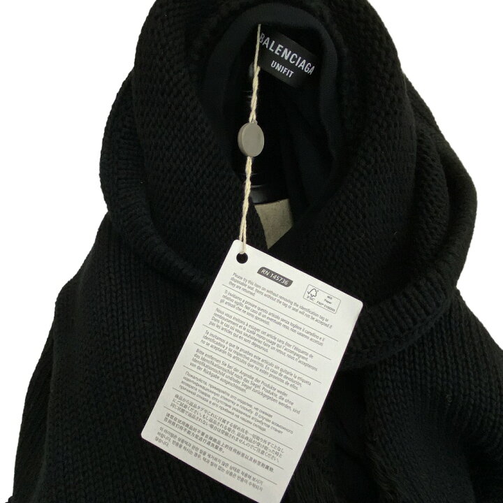 楽天市場】BALENCIAGA バレンシアガ パーカー ニットパーカー 