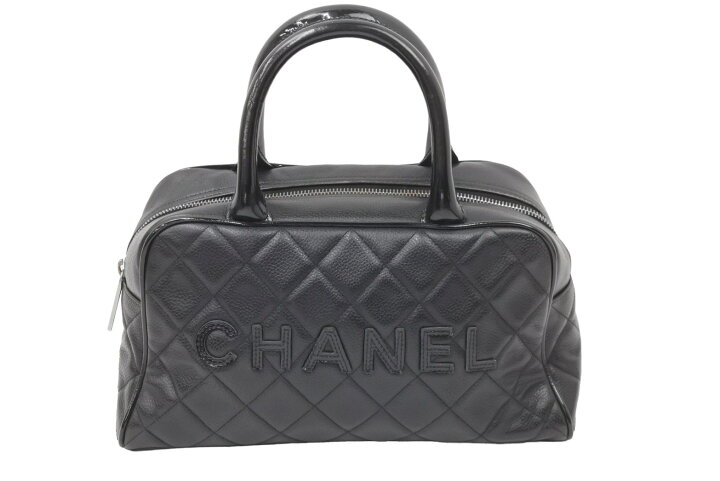 楽天市場】CHANEL シャネル マトラッセ ロゴミニボストンバッグ 