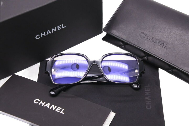 楽天市場】極美品 CHANEL シャネル 54□17 140 プラスチック 3438-S-A 
