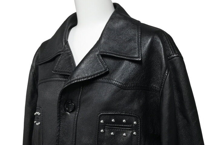 楽天市場】CELINE セリーヌ ライダースジャケット 20AW スタッズ 