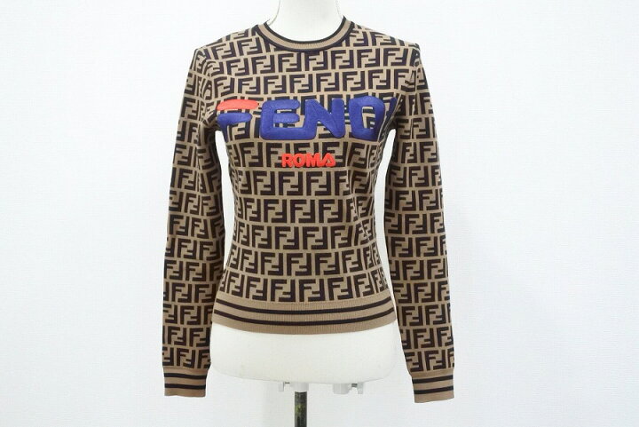 楽天市場】[USED/中古]FENDI フェンディ スウェット ズッカ柄 フィラ  