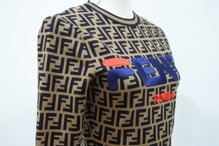楽天市場】[USED/中古]FENDI フェンディ スウェット ズッカ柄 フィラ 