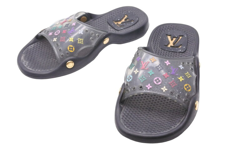楽天市場】LOUIS VUITTON ルイヴィトン ビーチサンダル ラバー 