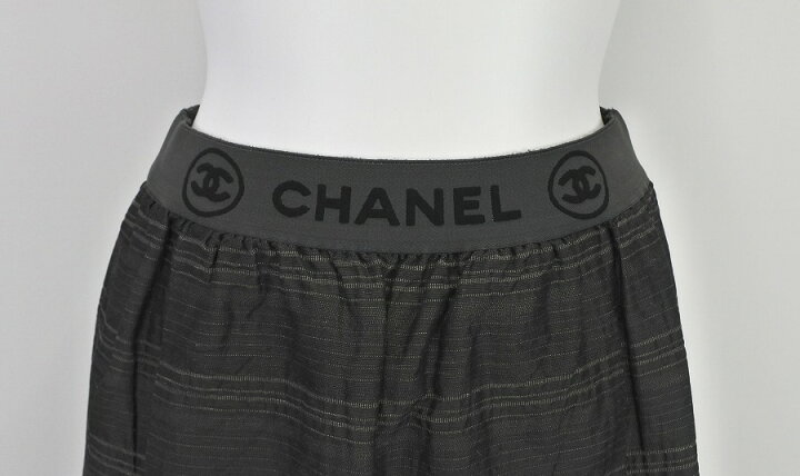 楽天市場】[USED/中古]CHANEL シャネル スカート ウエストロゴ ココ 