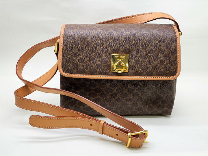 楽天市場】[USED/中古]CELINE セリーヌ ショルダーバッグ マカダム柄 