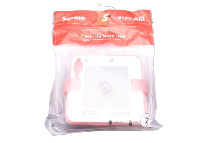 楽天市場】新品未使用 Supreme シュプリーム LuminAID Packlite Nova 