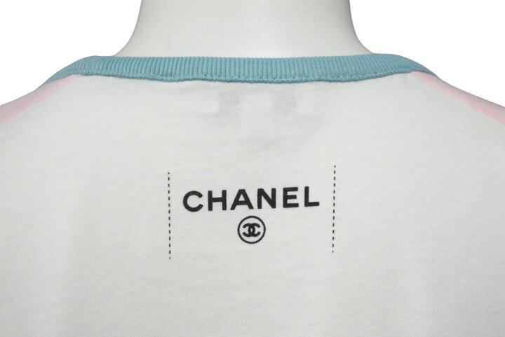 楽天市場】新品同様 CHANEL シャネル 半袖Tシャツ キューバ ココ 