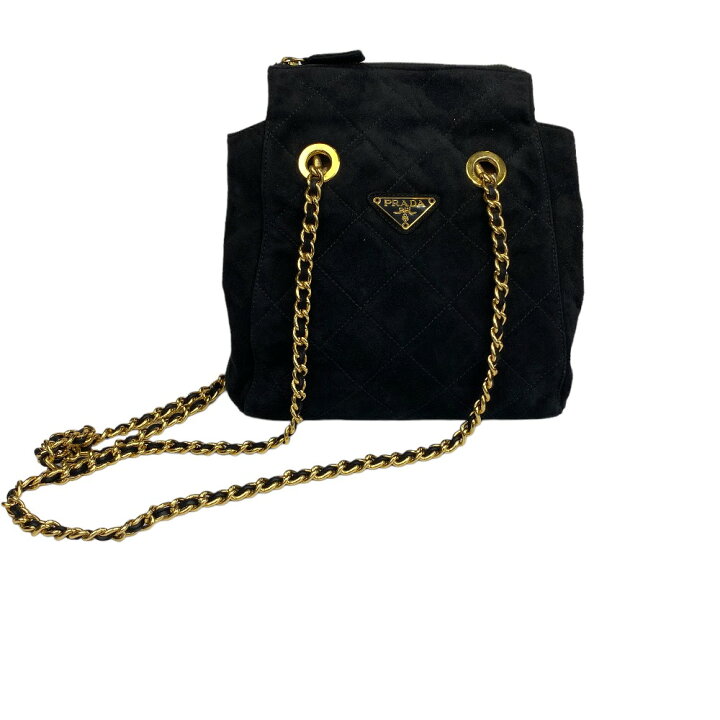 楽天市場】[USED/中古]PRADA プラダ ショルダーバッグ スエード 