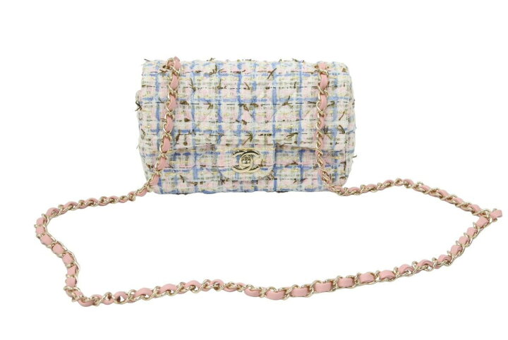楽天市場】新品同様 CHANEL シャネル ミニマトラッセ ツイード  