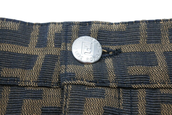楽天市場】極美品 FENDI フェンディ ズッカ柄 スカート ブラウン ロゴ  