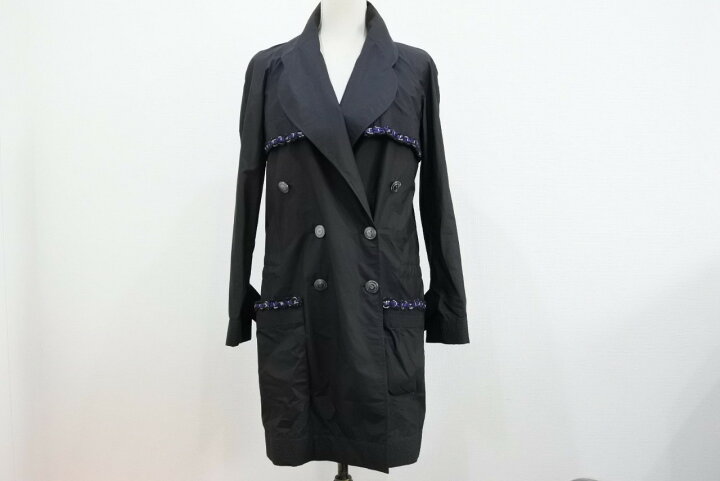 楽天市場】[USED/中古]CHANEL シャネル コート コットン×ポリウレタン  