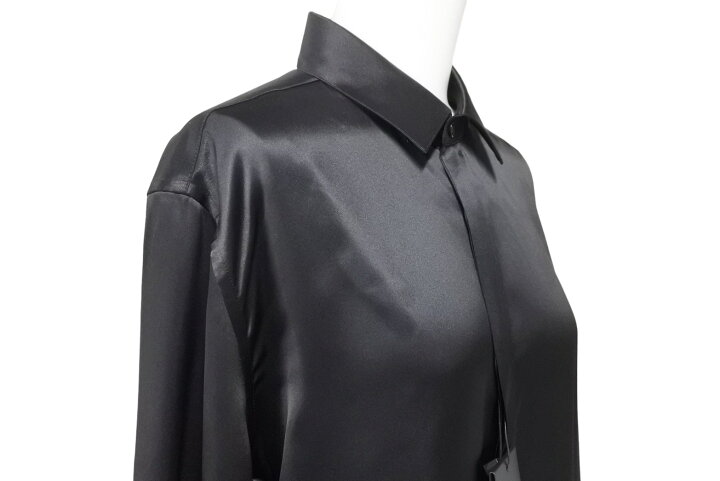 楽天市場】極美品 SAINT LAURENT サンローラン シルク 長袖シャツ 
