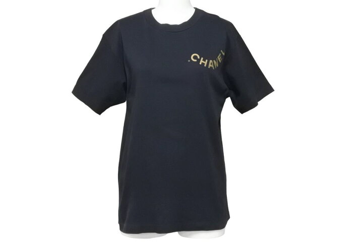 楽天市場】CHANEL シャネル 半袖Tシャツ ブランドロゴ 16SS コットン 