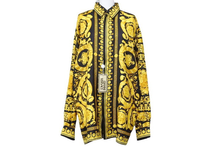 楽天市場】新品未使用 VERSACE ヴェルサーチ 希少 バロック柄 シャツ 