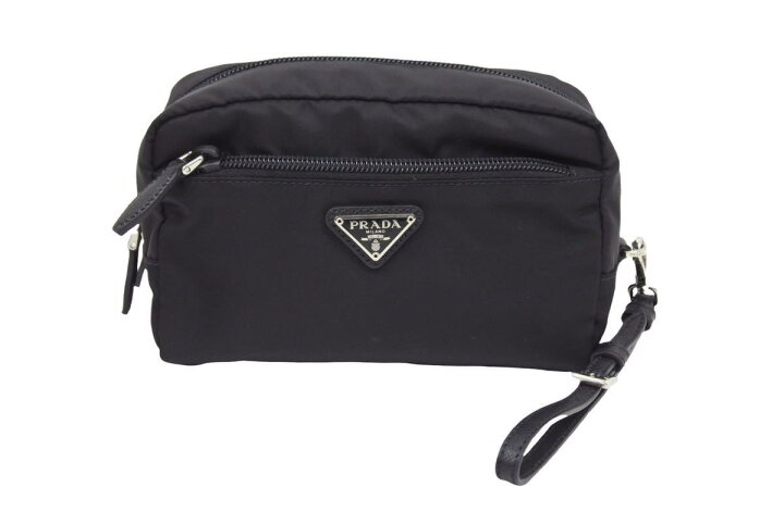 楽天市場】PRADA プラダ ナイロン ポーチ ミニ ナイロン 1NE393 三角 
