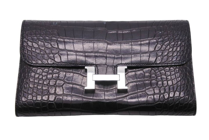 楽天市場】エルメス HERMES 長財布 コンスタンスロング ブラック  