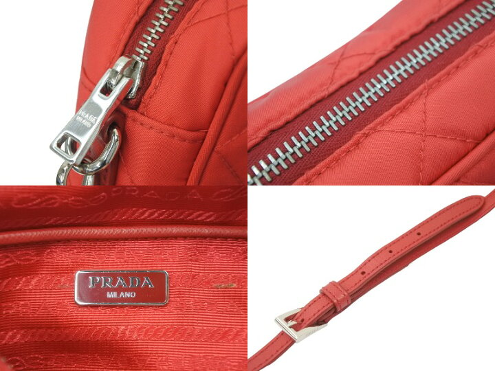 楽天市場】PRADA プラダ キルティング ミニショルダーバッグ 