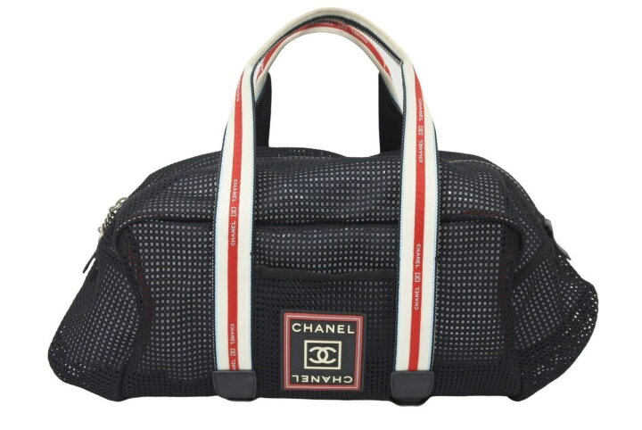 楽天市場】CHANEL シャネル スポーツライン メッシュ ボストンバッグ  