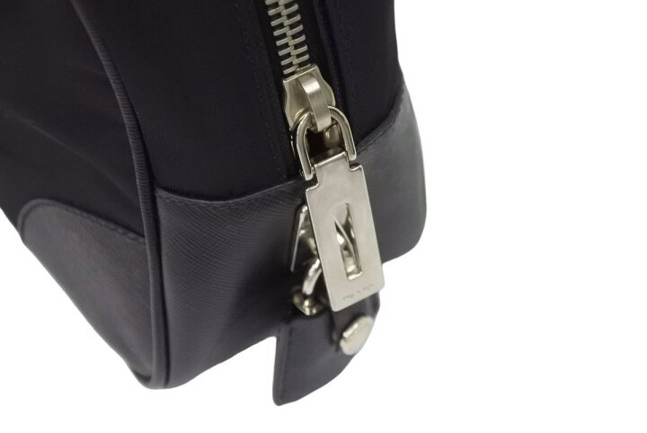 PRADA プラダ ハンドバッグ トライアングル ロゴ バッグ ホワイト  