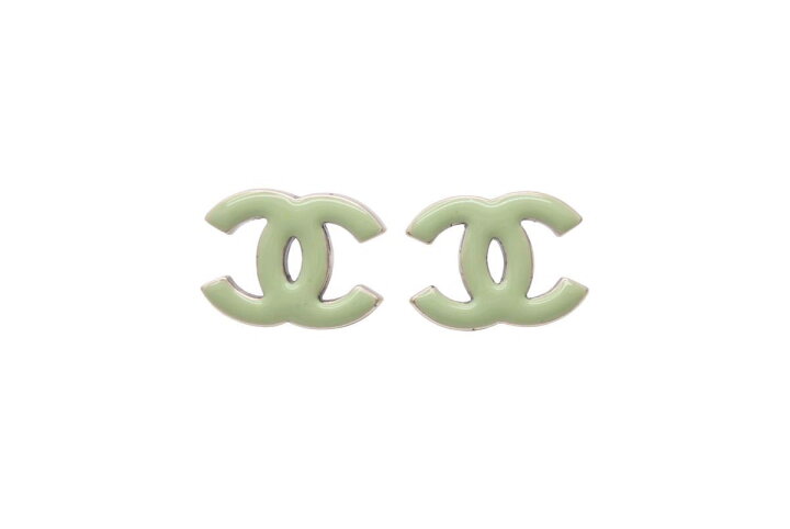 楽天市場】CHANEL シャネル ピアス ココマーク 06C刻印 3.2g グリーン