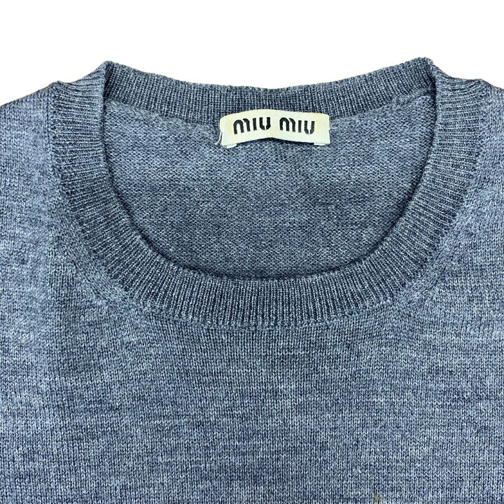 楽天市場】[USED/中古]MIUMIU ミュウミュウ ニット・セーター 半袖  