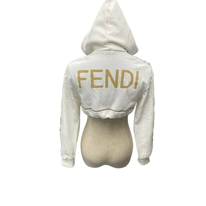 楽天市場】[USED/中古]FENDI フェンディ パーカー フーディ ファスナー 