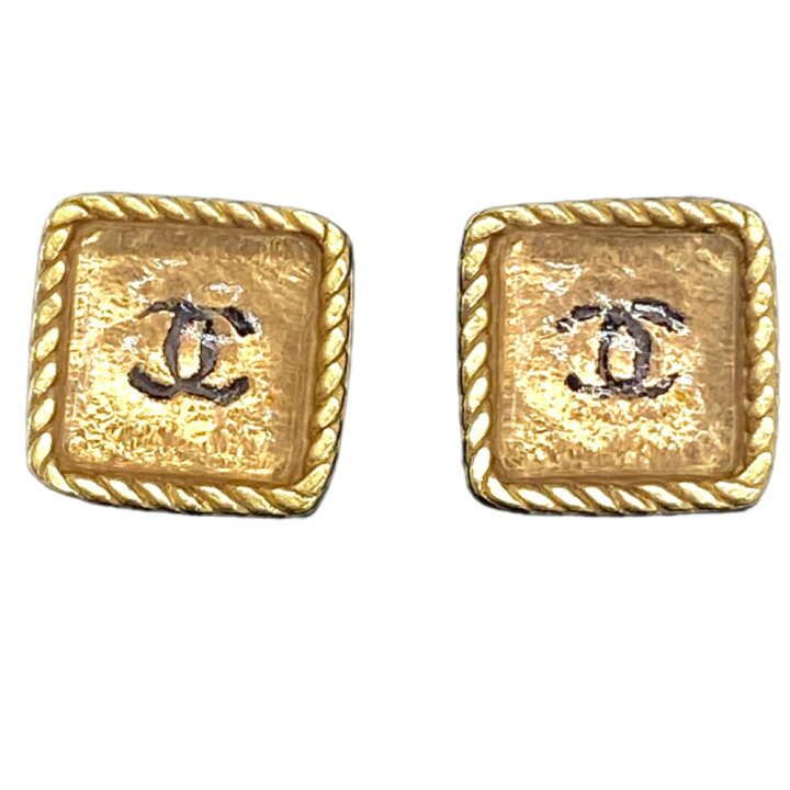 楽天市場】[USED/中古]CHANEL シャネル ピアス ピアス 四角 シャネル 