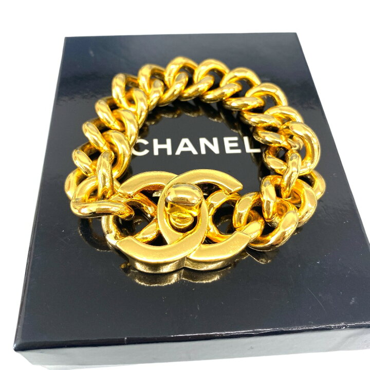 楽天市場】[USED/中古]CHANEL シャネル ブレスレット ターンロック 太  