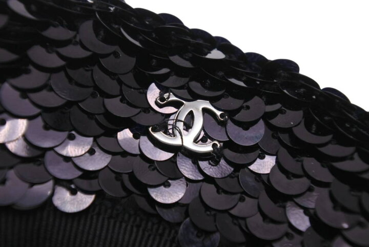 楽天市場】極美品 CHANEL シャネル ベレー帽 帽子 ポリエステル 