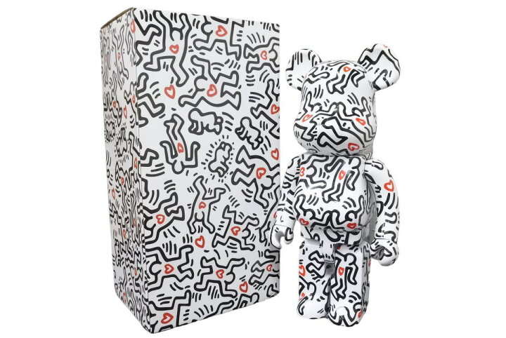 楽天市場】新品同様 BE@RBRICK KEITH HARING #8 1000％ ベアブリック  