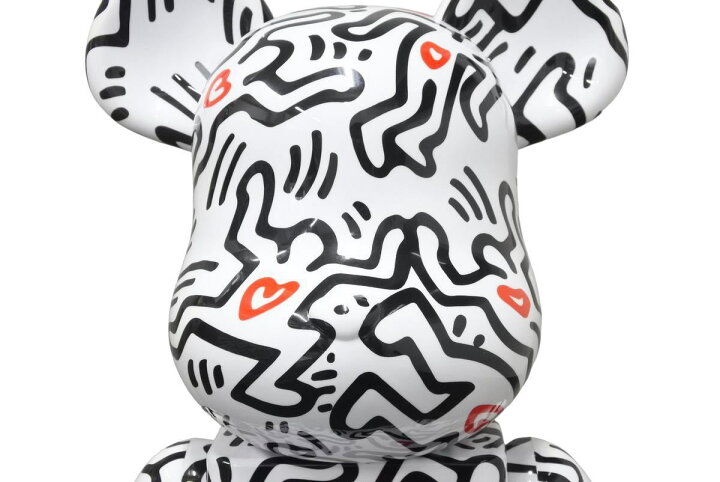 楽天市場】新品同様 BE@RBRICK KEITH HARING #8 1000％ ベアブリック 