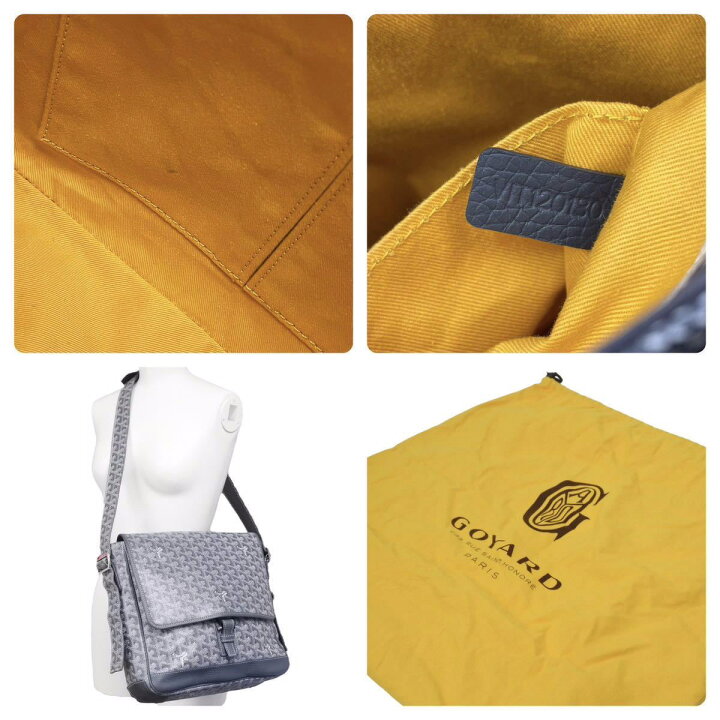 楽天市場】極美品 GOYARD GRAND BLEU MM ゴヤール グランブルーMM 新型 
