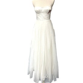 [USED/中古]Dior ディオール ドレス ドレス ロングチュール 白 ハート ホワイト 34 C（やや傷や汚れあり）ランク 中古 tdc-000760-4d