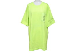 ChromeHearts クロムハーツ 半袖Tシャツ ロゴ トップス USA製 コットン 蛍光グリーン サイズL 美品 中古 50199