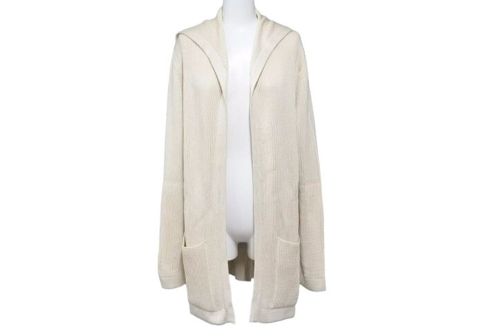 楽天市場】HERMES エルメス ロング カーディガン ベージュ シルク 光沢  