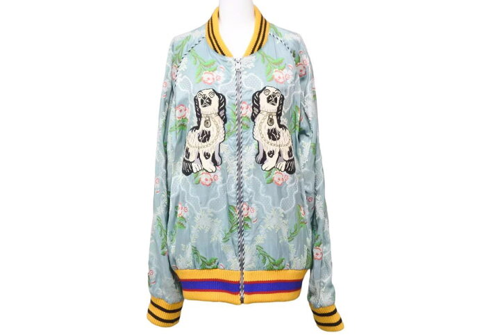 楽天市場】GUCCI グッチ エンブロイダリーボンバージャケット 17ss 