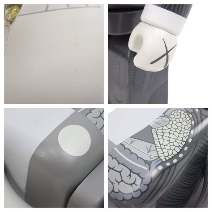 楽天市場】KAWS カウズ BE@RBRIK グレー COMPANION 人体模型 400  