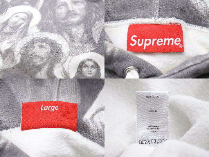 楽天市場】supreme 2018AWシュプリーム ジーザス&マリア 総柄 プル 