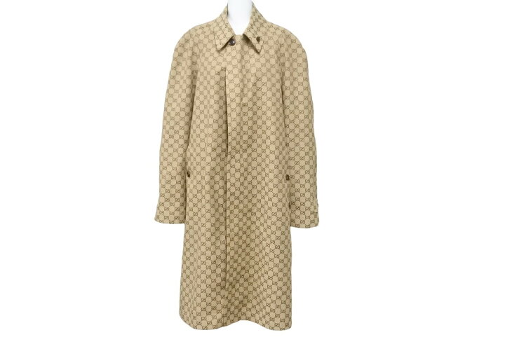 楽天市場】極美品 GUCCI グッチ コート GGロゴリバーシブルコート 