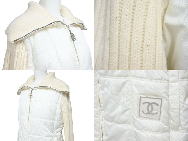 楽天市場】CHANEL シャネル スポーツライン リブニット 切り替え 