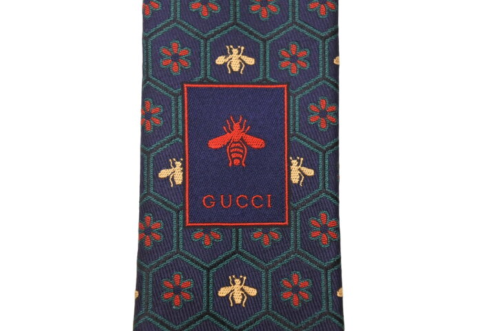 楽天市場】GUCCI グッチ ミケーレ ネクタイ 極美品 紳士 ネイビー  