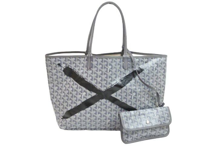 楽天市場】GOYARD ゴヤール トートバッグ サンルイ PM グレー マーカー 