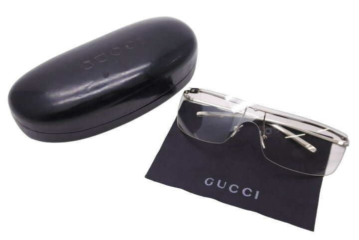 楽天市場】GUCCI グッチ サングラス メガネ 縁なし ツーポイント 1719 