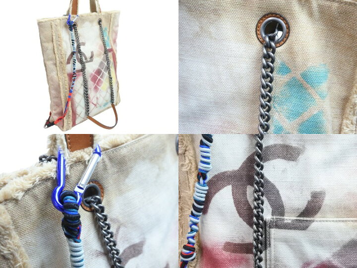楽天市場】極美品 CHANEL シャネル トートバッグ グラフィティ アクト2 
