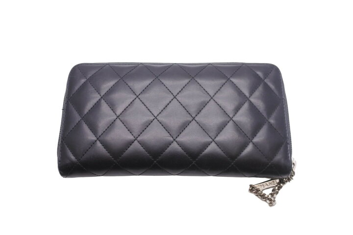 楽天市場】CHANEL シャネル カンボンライン ラウンドジップ 長財布 19 
