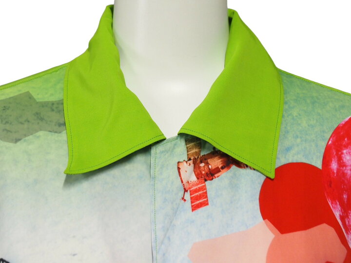 楽天市場】PRADA プラダ 半袖シャツ 18SS アロハシャツ グリーン 