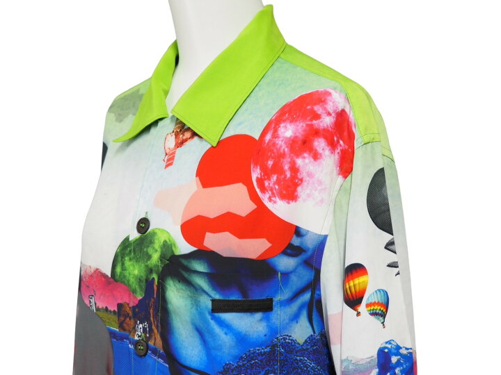 楽天市場】PRADA プラダ 半袖シャツ 18SS アロハシャツ グリーン 