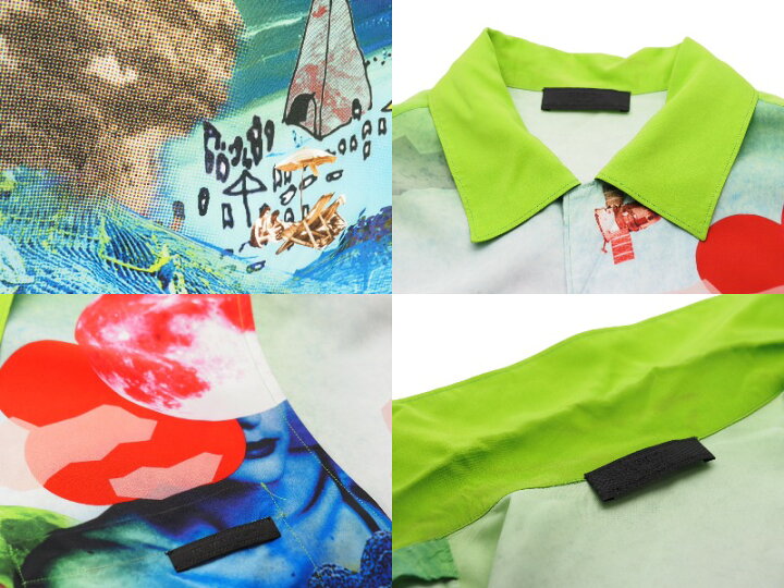 楽天市場】PRADA プラダ 半袖シャツ 18SS アロハシャツ グリーン 